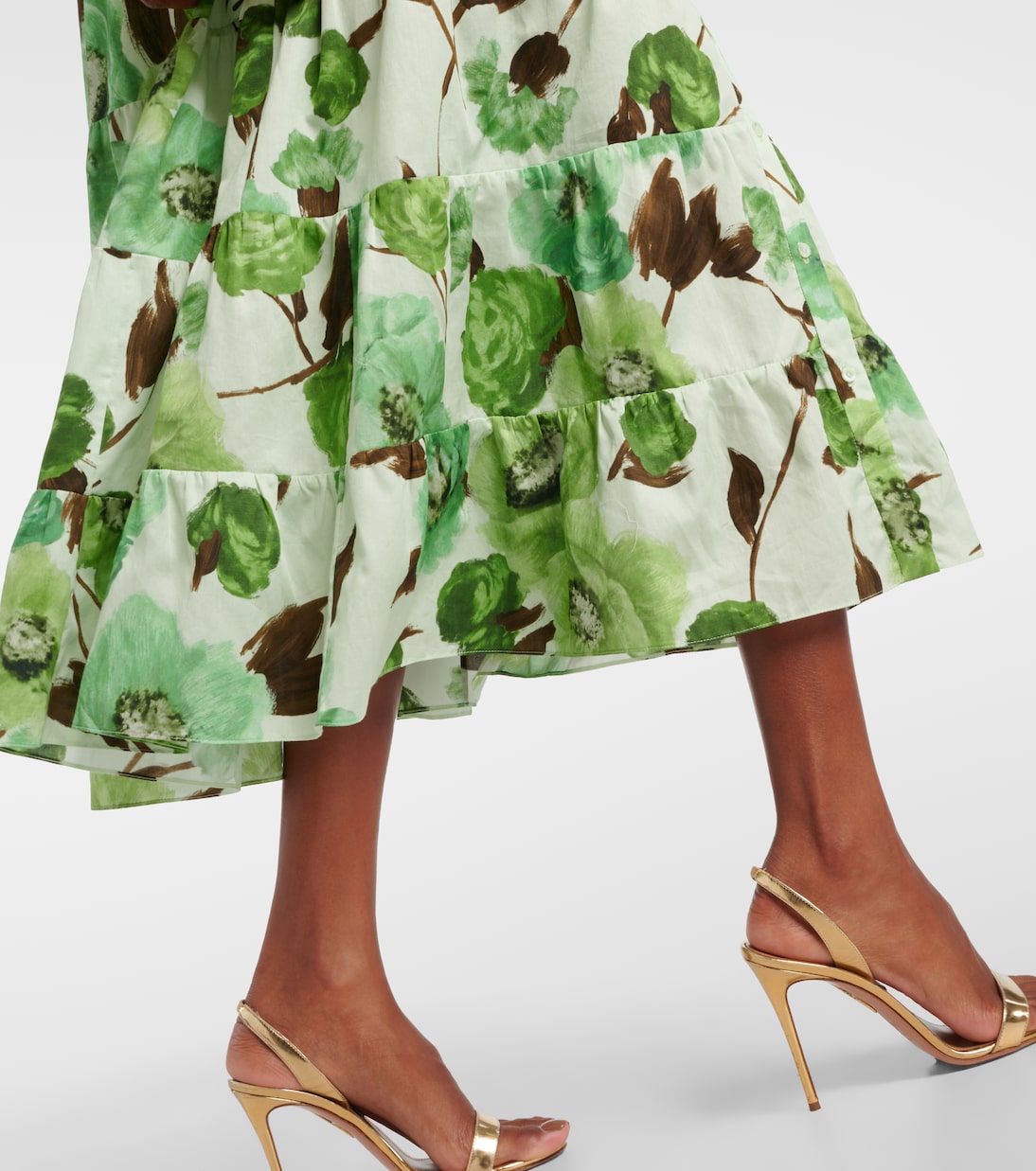 Floral cotton shirt dress | Erdem