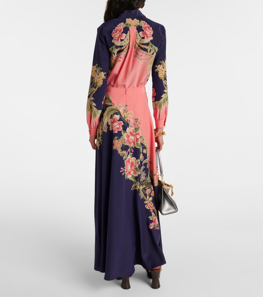 Maxirock aus Crêpe de Chine aus Seide | Etro