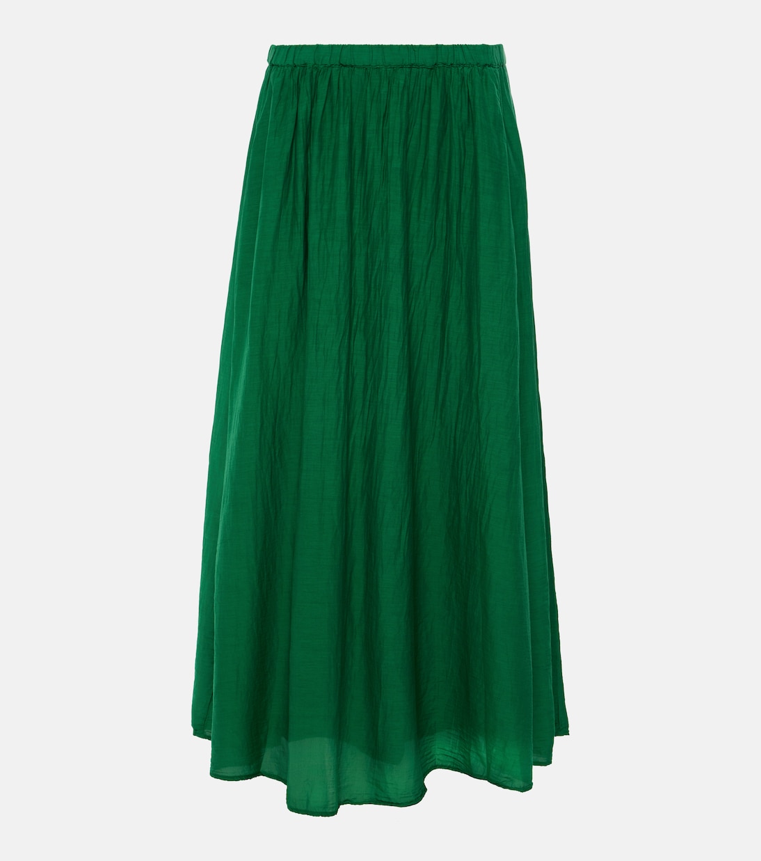 Jupe longue Mariela en coton et soie | Velvet