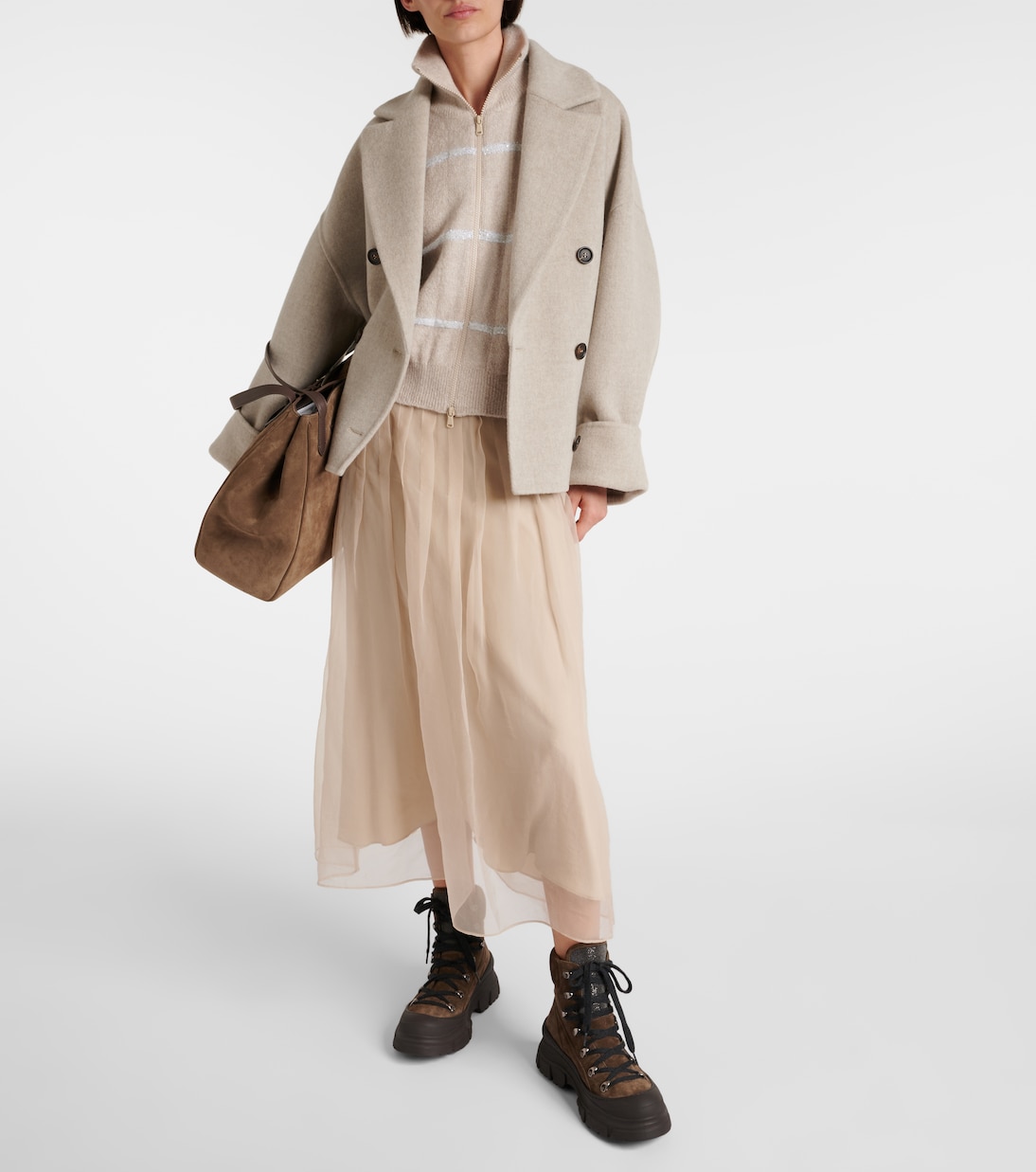Jersey de mezcla de cachemir | Brunello Cucinelli