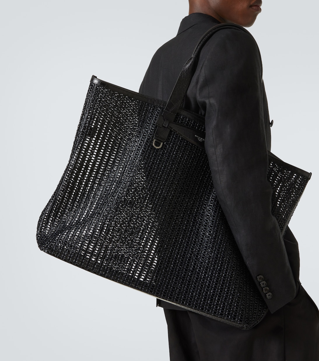 Shopper Adamo mit Leder | Dolce&Gabbana