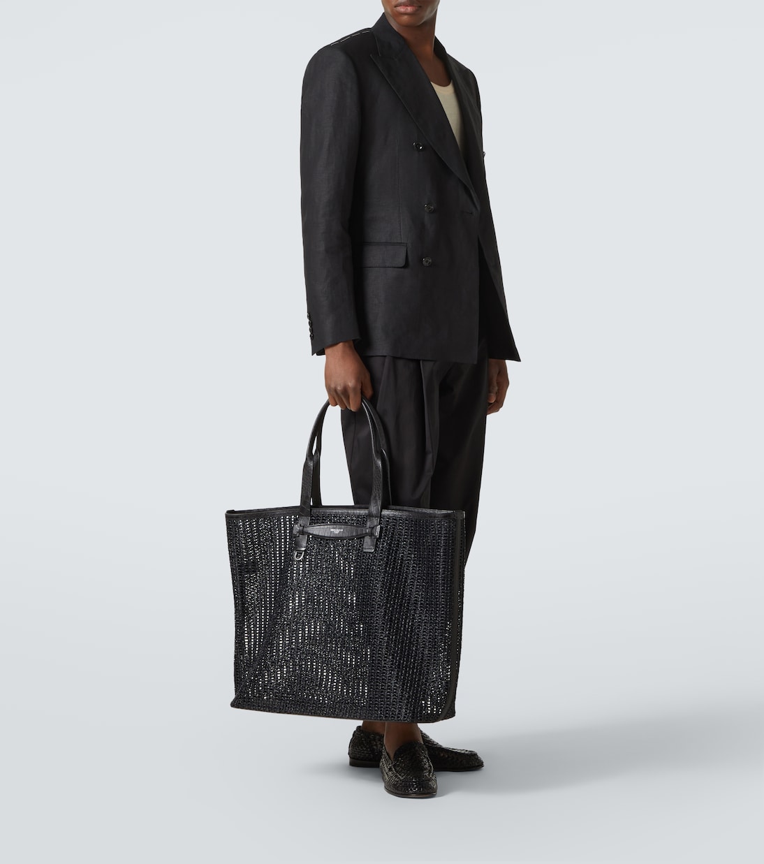 Shopper Adamo mit Leder | Dolce&Gabbana
