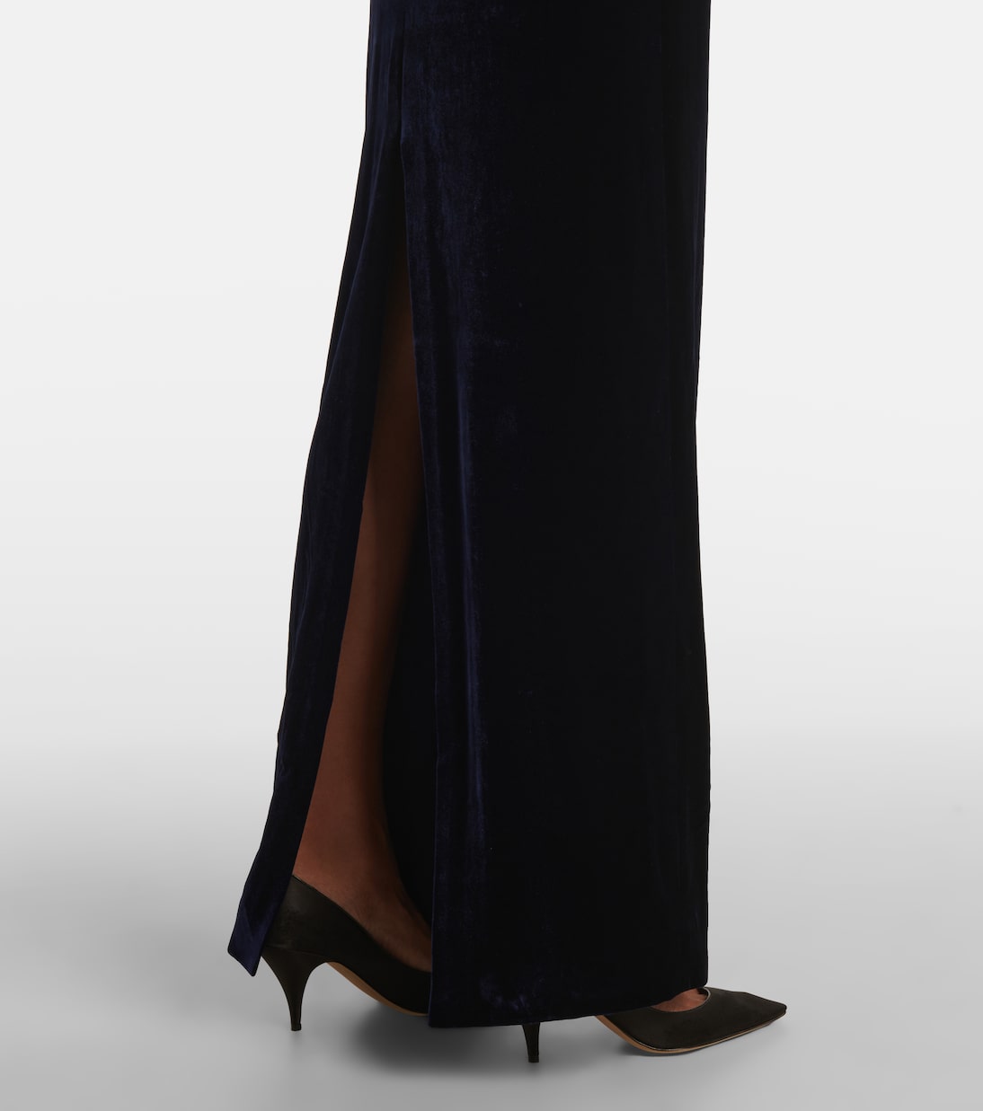 Robe longue en velours | Roland Mouret