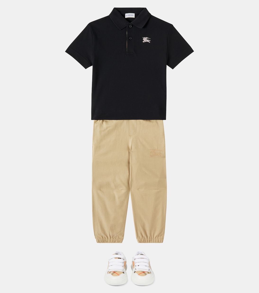 Polo EKD in cotone | Burberry Kids