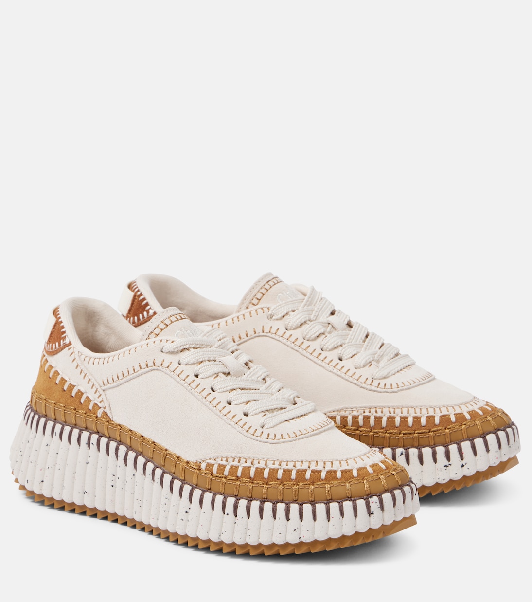 Zapatillas con plataforma Nama de ante | Chloé