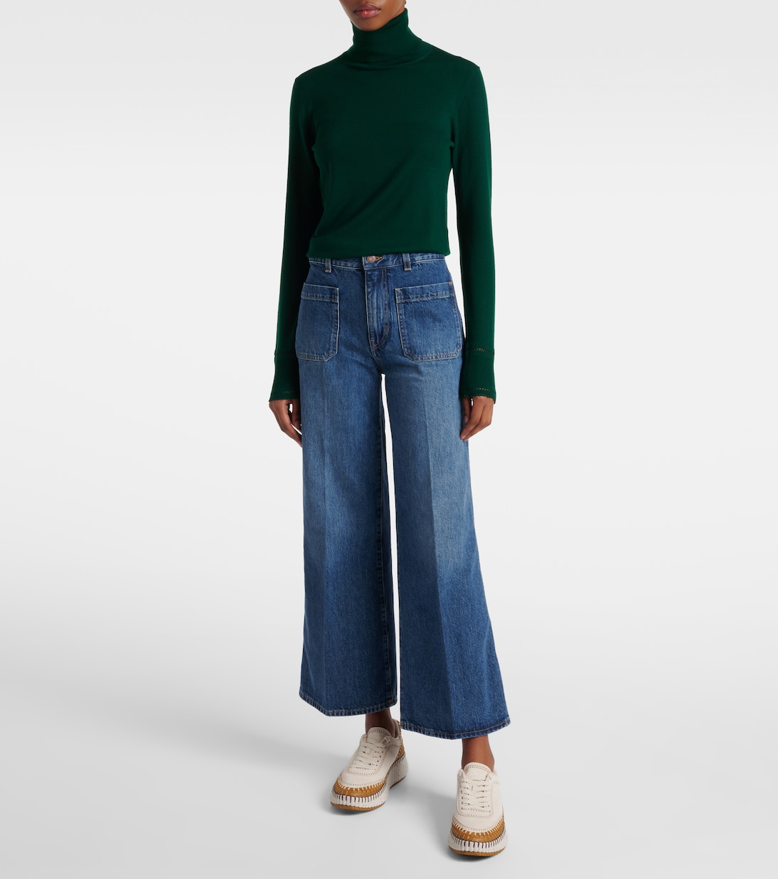 Zapatillas con plataforma Nama de ante | Chloé