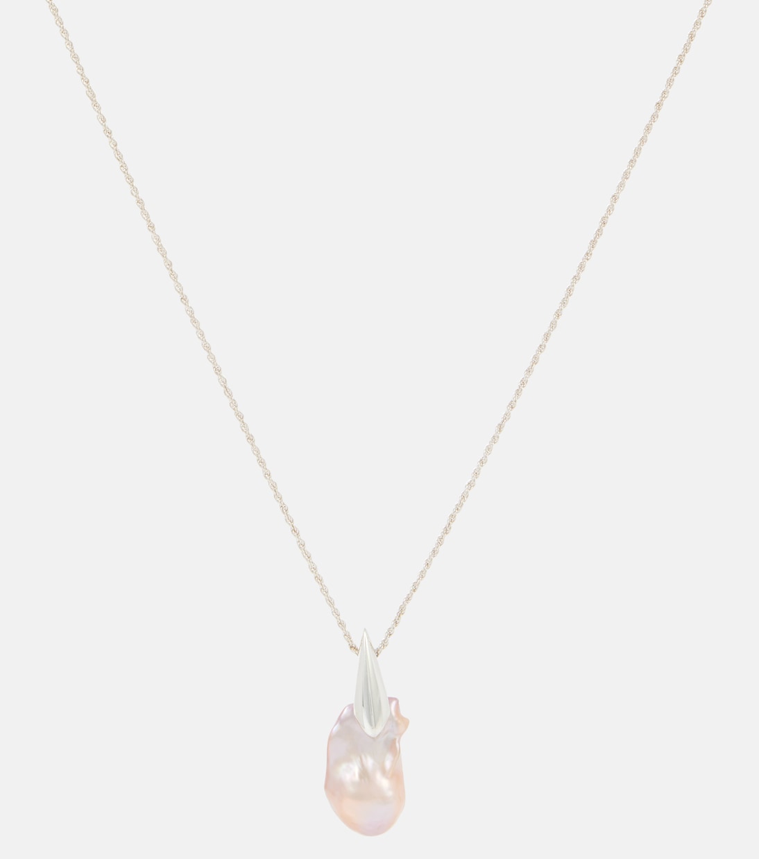 Collana in argento sterling con perla d’acqua dolce | Bottega Veneta