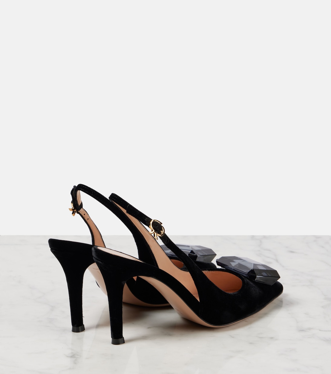 Escarpins Jaipur 85 en velours | Gianvito Rossi