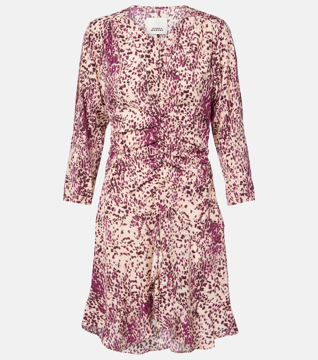 Robe Octavia en soie imprimée | Isabel Marant