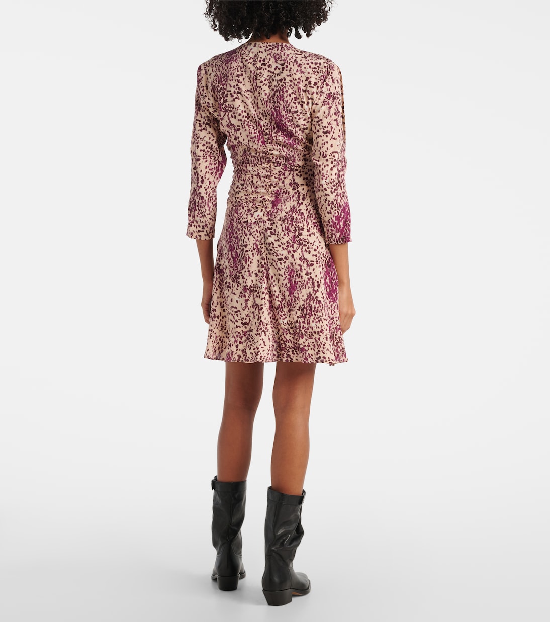 Robe Octavia en soie imprimée | Isabel Marant