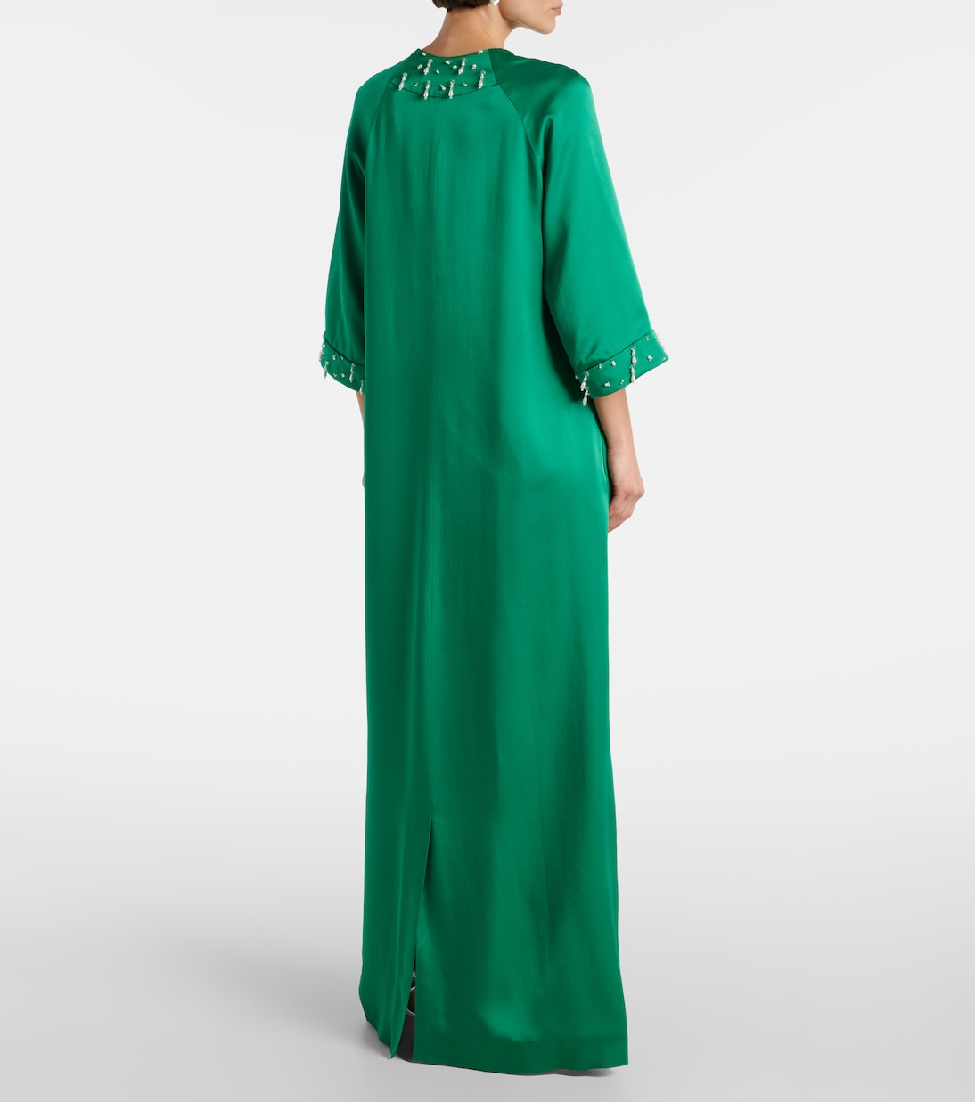 Verzierter Kaftan Arles aus Satin | Emilia Wickstead