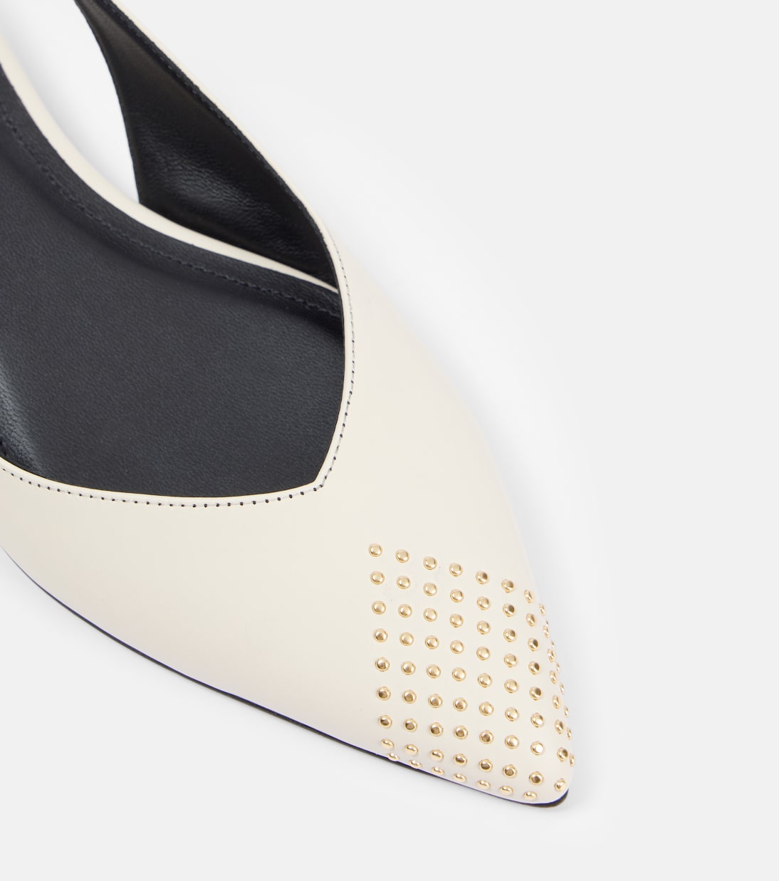 ISABEL MARANT Ballerine con cinturino e borchie in pelle per giovani trendy