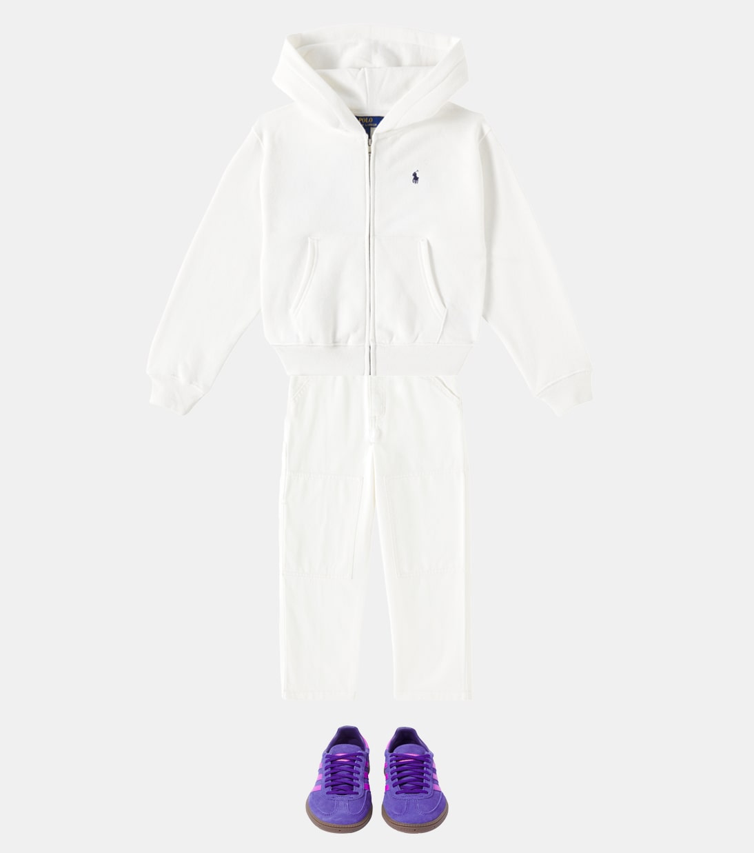 Sweat-shirt à capuche en coton mélangé | Polo Ralph Lauren Kids
