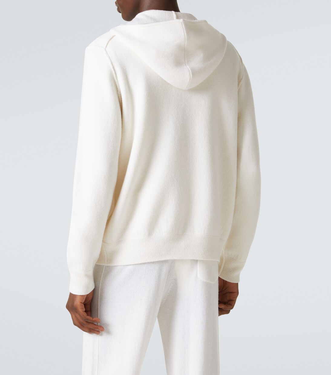 Wool and cashmere hoodie | Allude