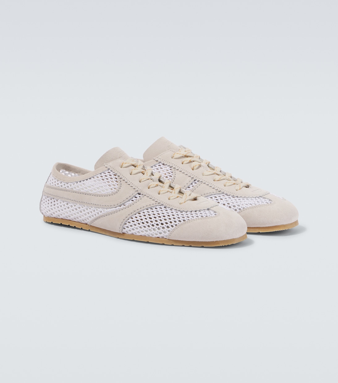 Suede-trimmed sneakers | Dries Van Noten