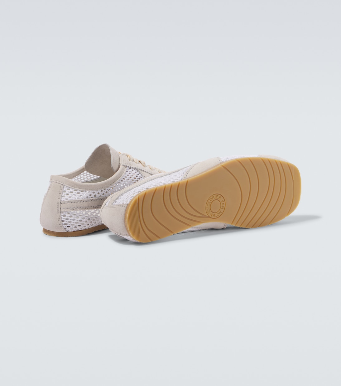 Suede-trimmed sneakers | Dries Van Noten