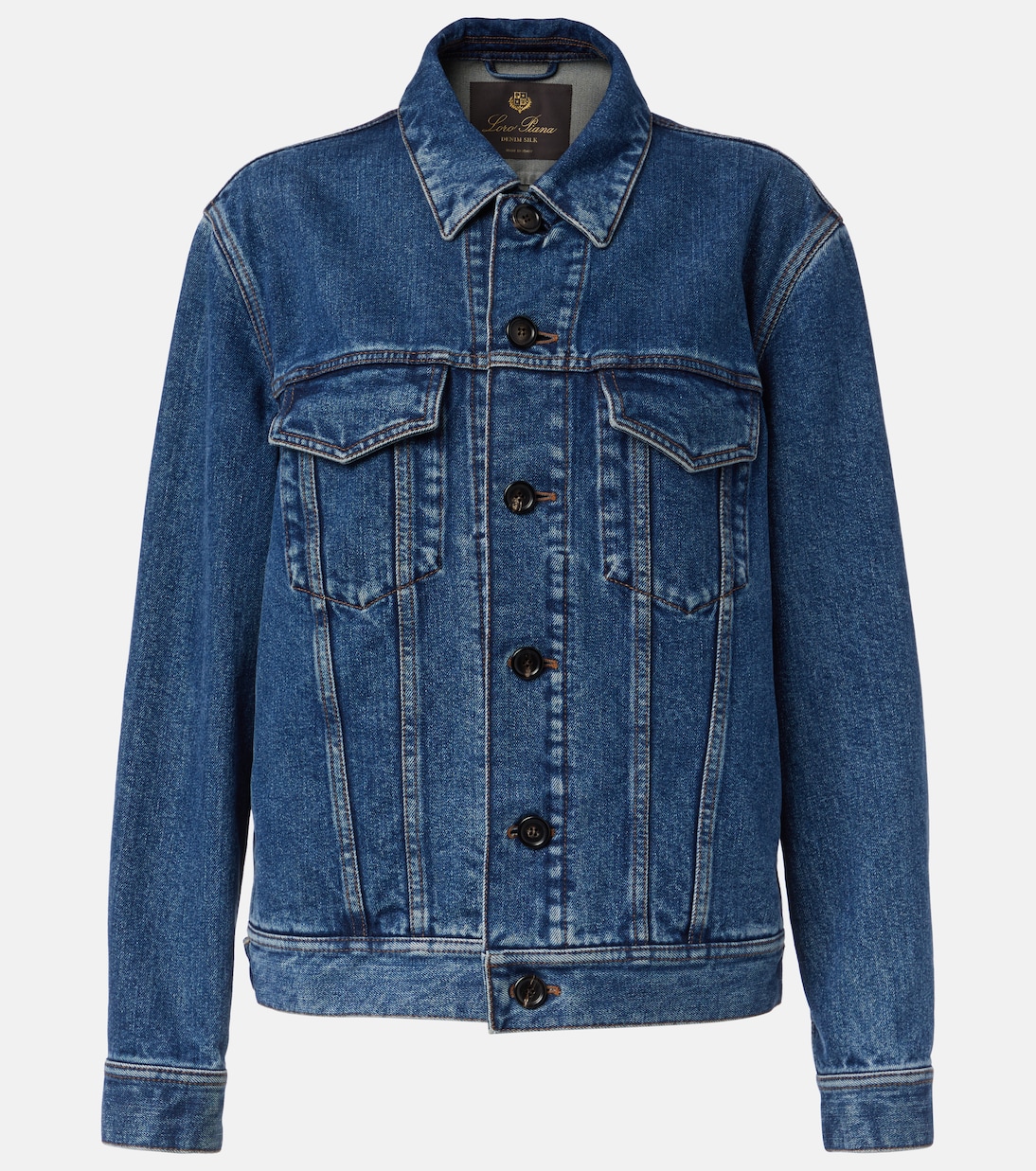 Jeansjacke Tulus aus Baumwolle und Seide | Loro Piana