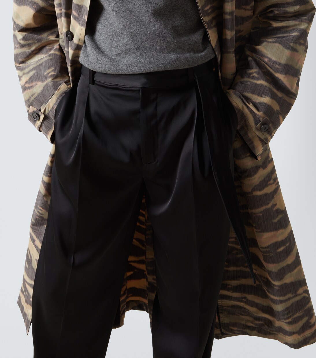 Pantaloni a gamba larga in misto seta | Jil Sander