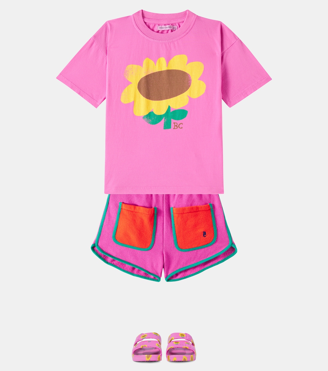Sunflower cotton jersey T-shirt | Bobo Choses