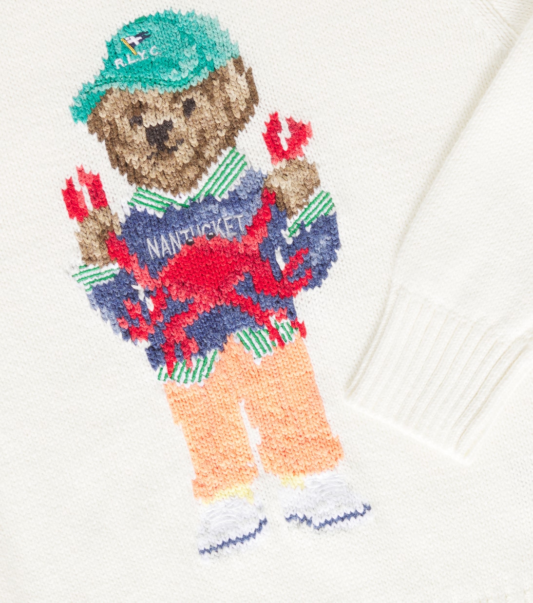 Polo Bear intarsia cotton sweater | Polo Ralph Lauren Kids