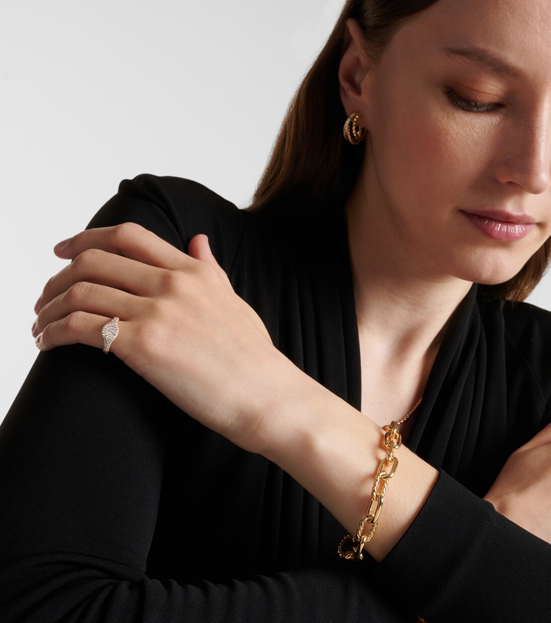 Bracciale DY Madison in oro 18kt di David Yurman, stile giovane e moderno
