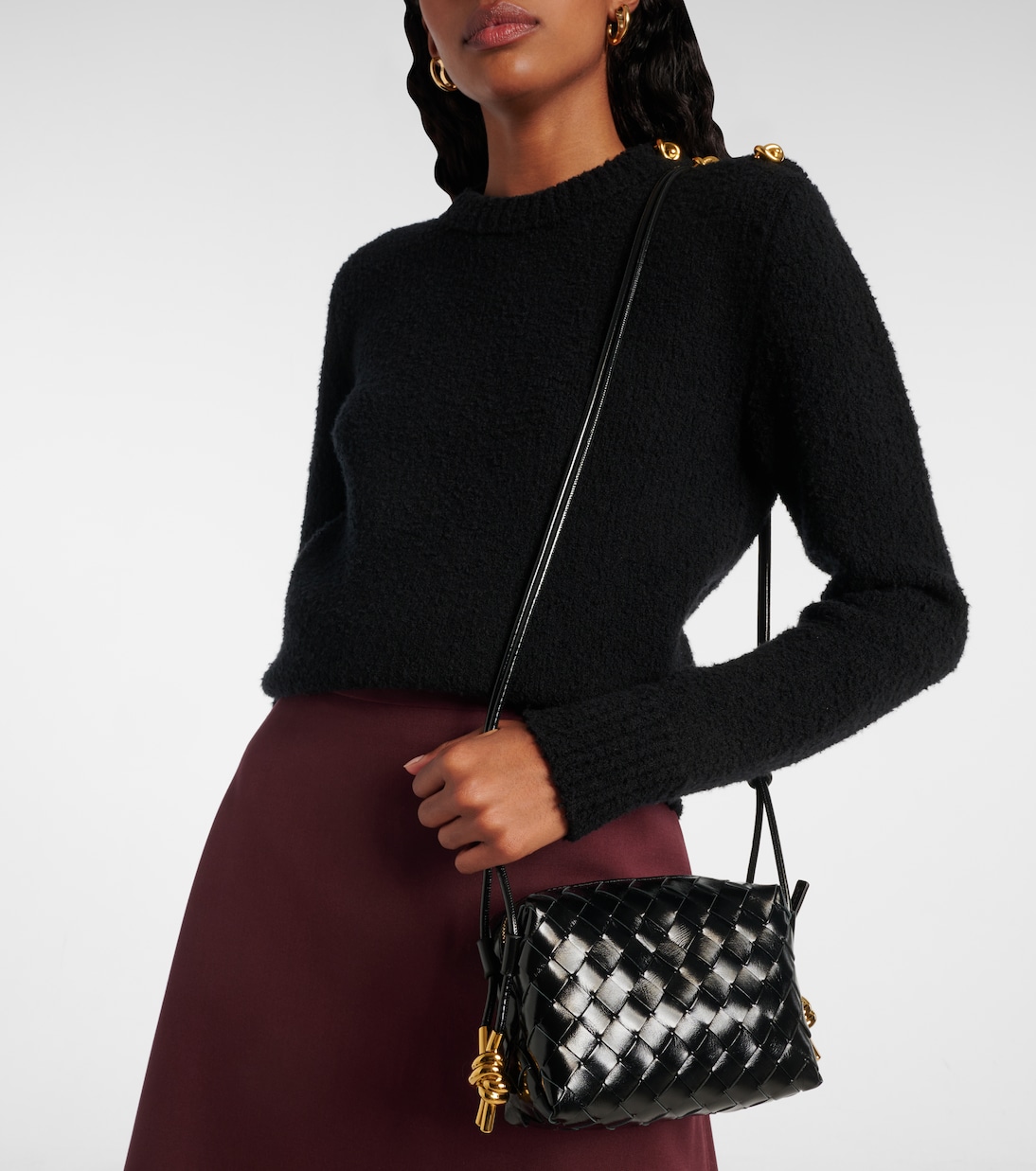 Loop Mini leather crossbody bag | Bottega Veneta