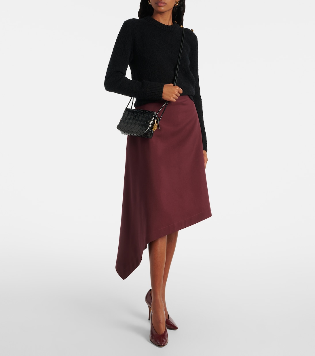 Loop Mini leather crossbody bag | Bottega Veneta