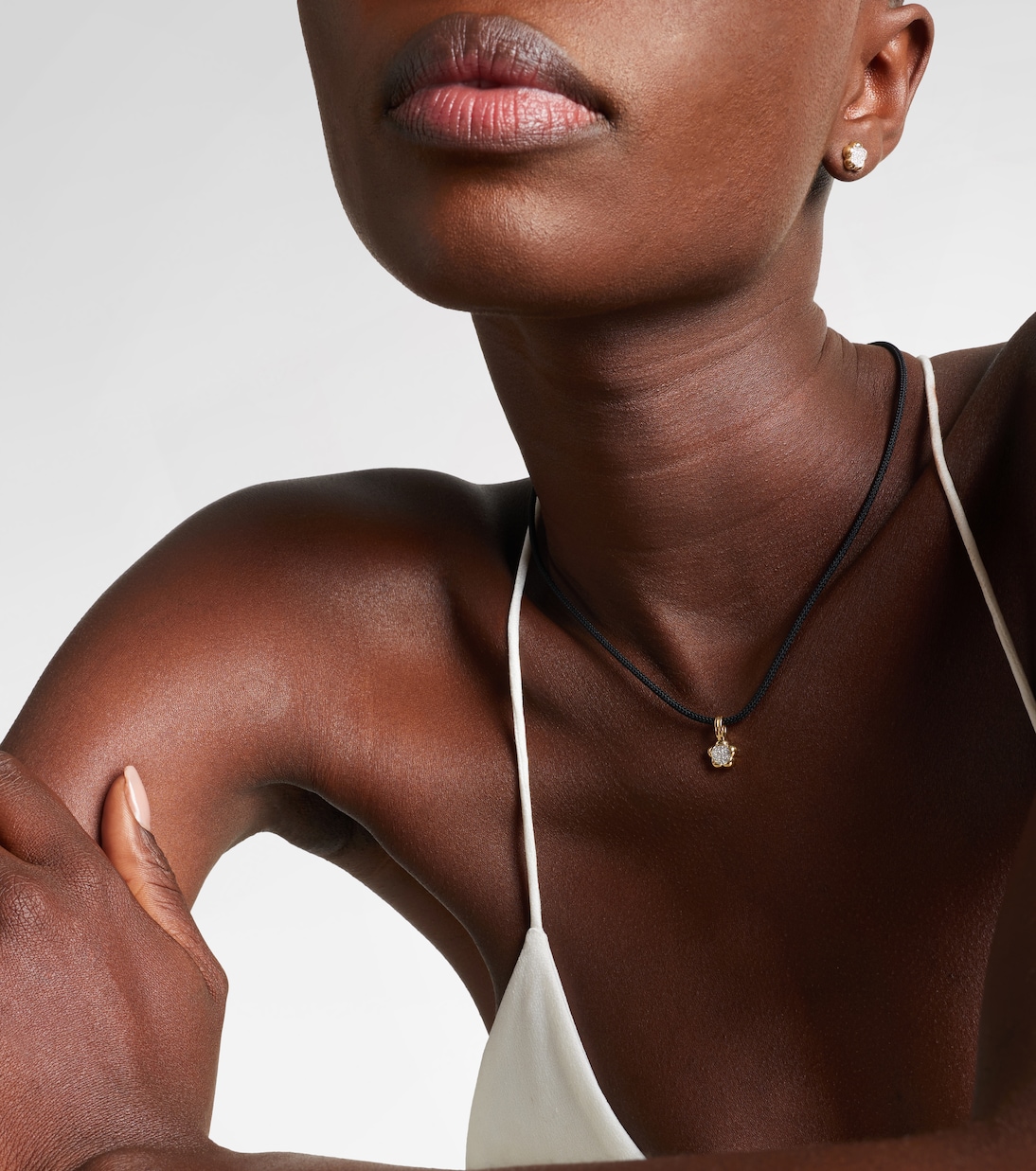 Choker Crosby in oro 10kt con diamanti | Stone and Strand