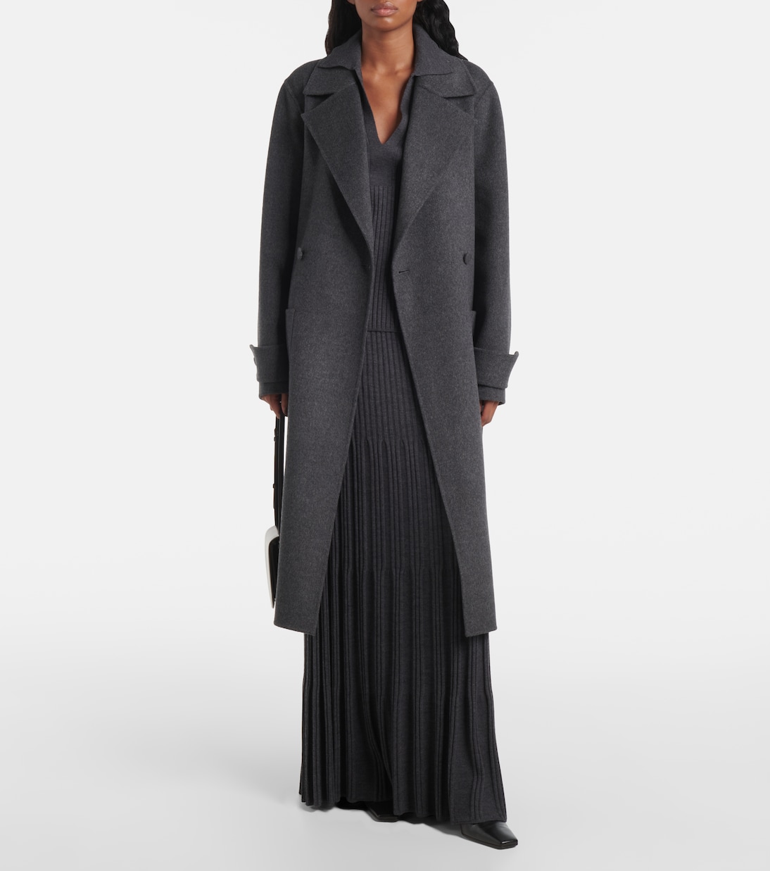 Merino ribbed-knit wool maxi skirt | Joseph