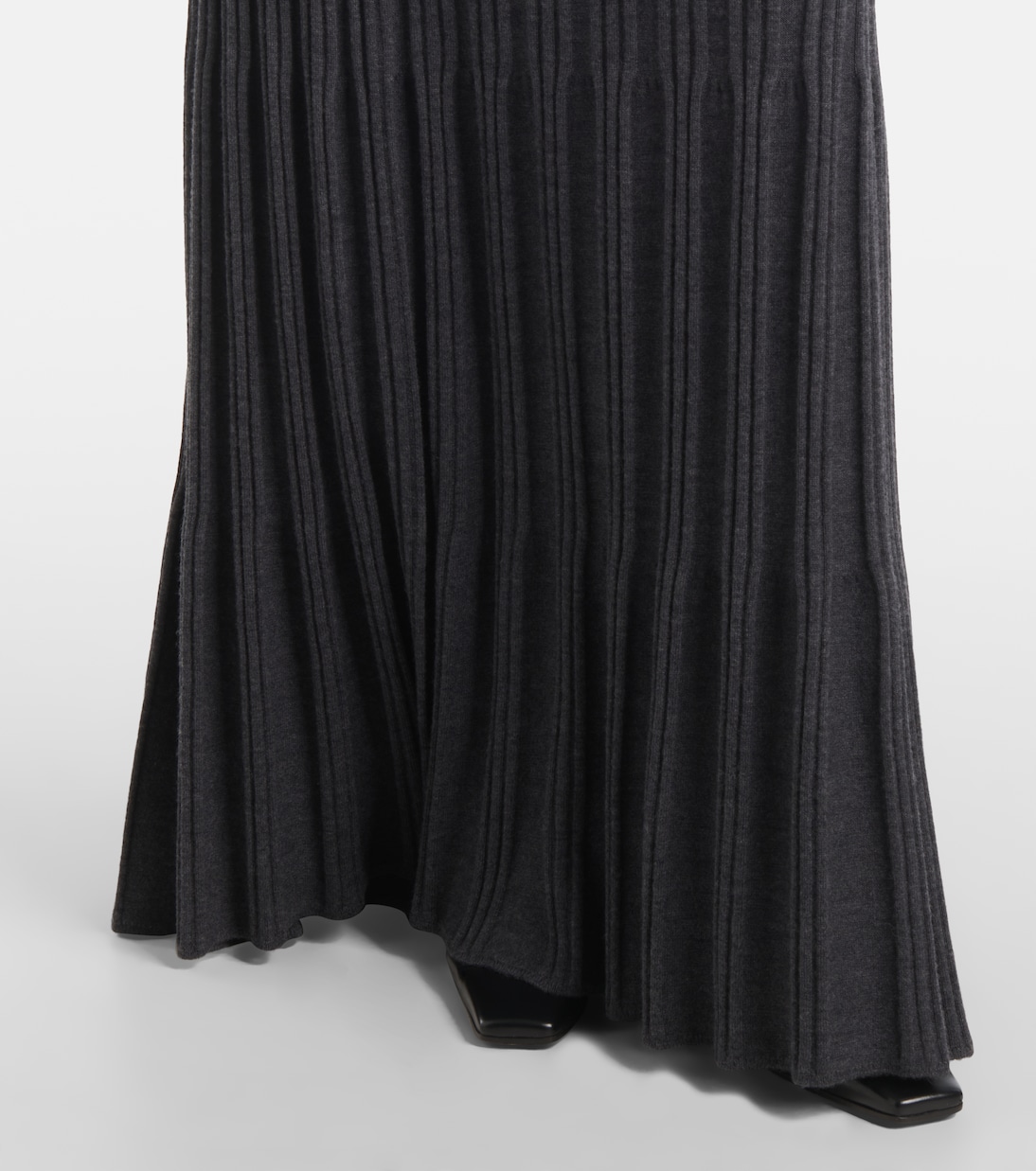 Merino ribbed-knit wool maxi skirt | Joseph