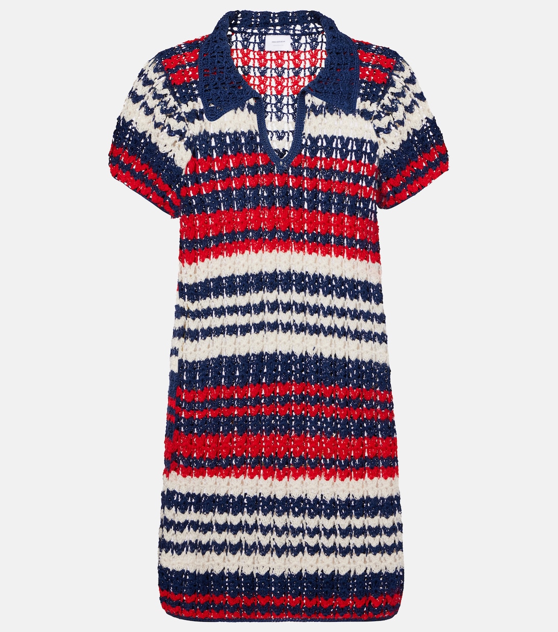 Abito polo in crochet di cotone | Anna Kosturova