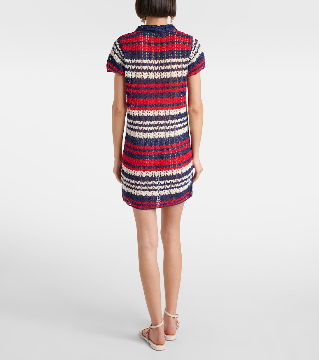 Abito polo in crochet di cotone | Anna Kosturova