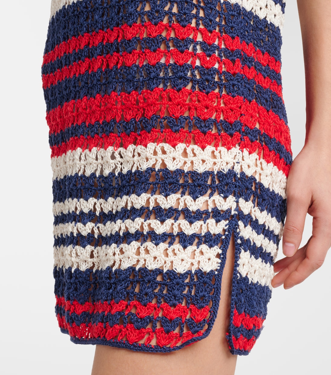 Abito polo in crochet di cotone | Anna Kosturova