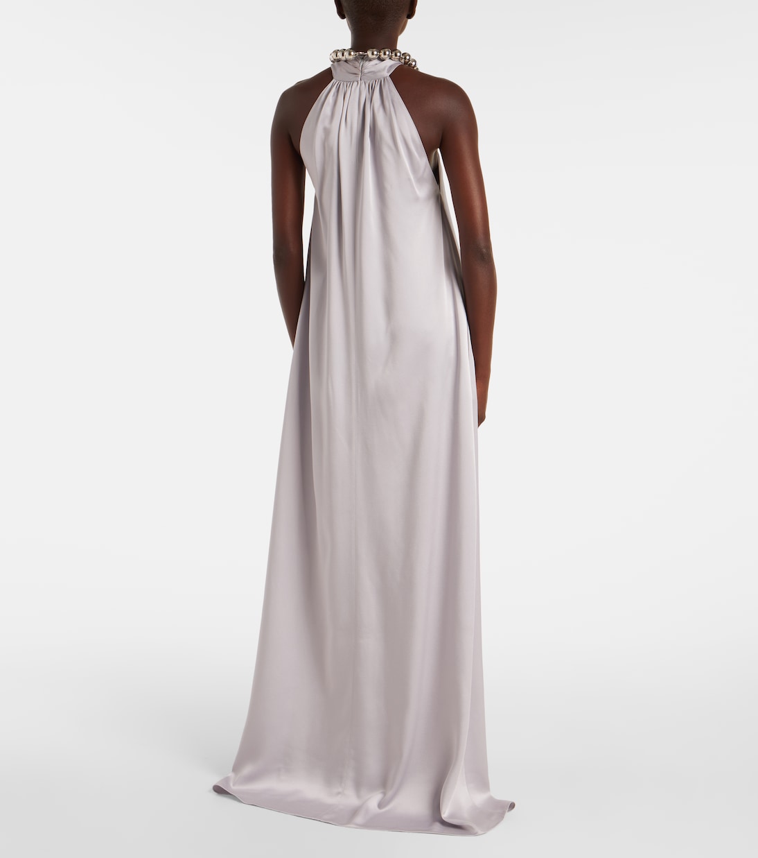 Verzierte Robe aus Satin | Stella McCartney