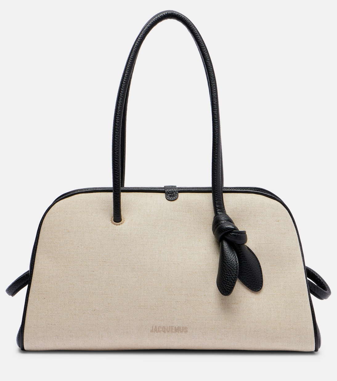 Bolso Turismo Medium de lona con piel | Jacquemus