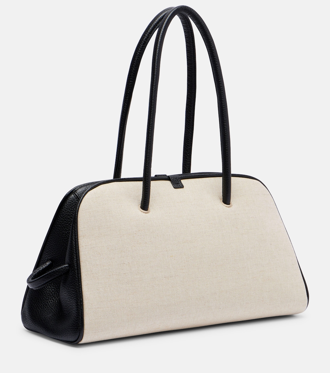 Bolso Turismo Medium de lona con piel | Jacquemus