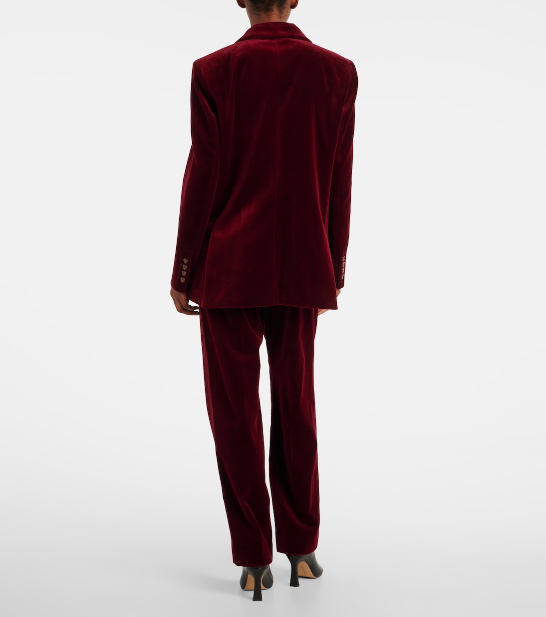 Everynight double-breasted cotton velvet blazer | Blazé Milano