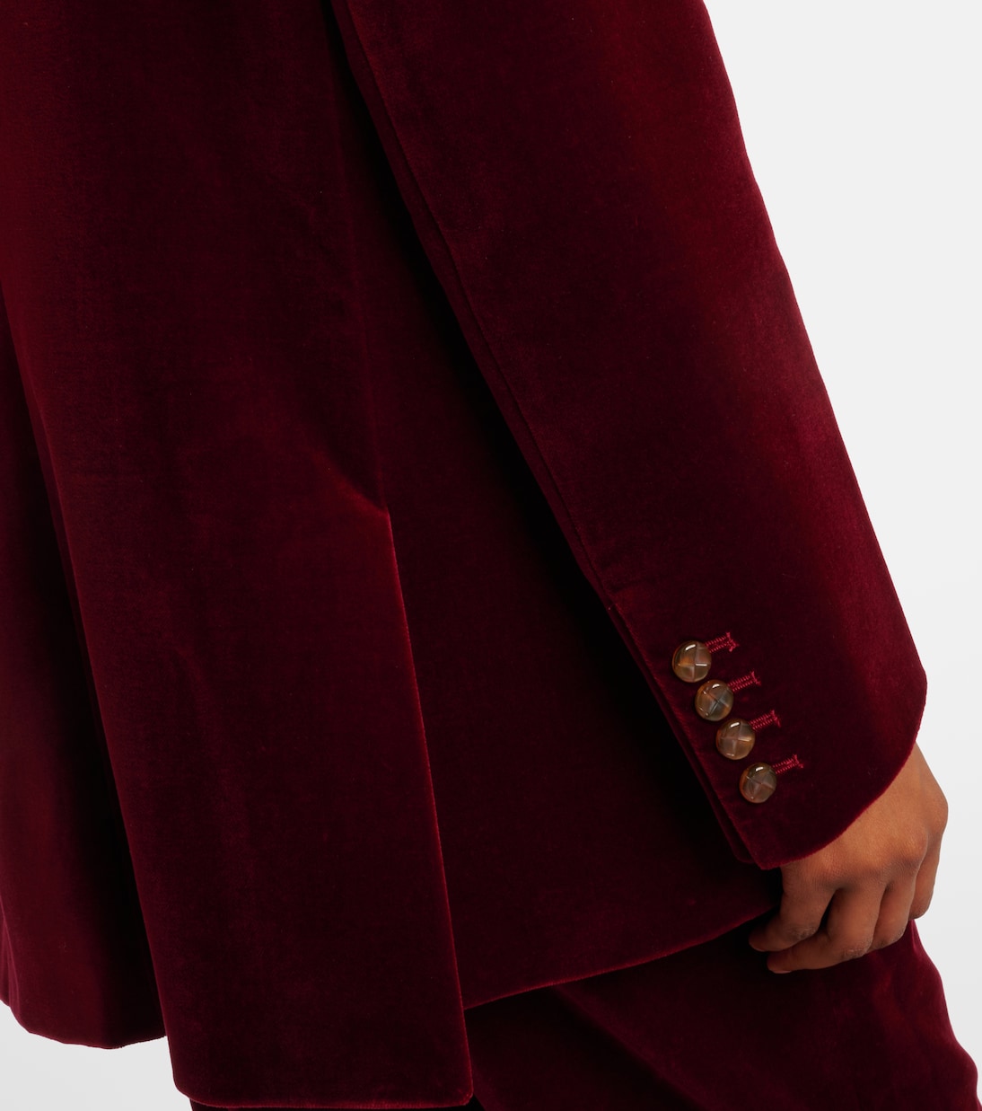 Everynight double-breasted cotton velvet blazer | Blazé Milano