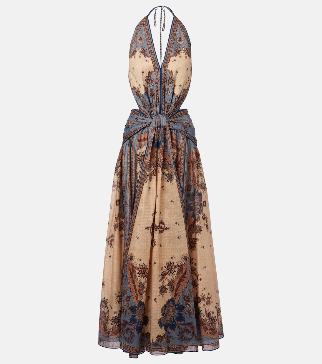 Vestido largo Ascension de algodón | Zimmermann