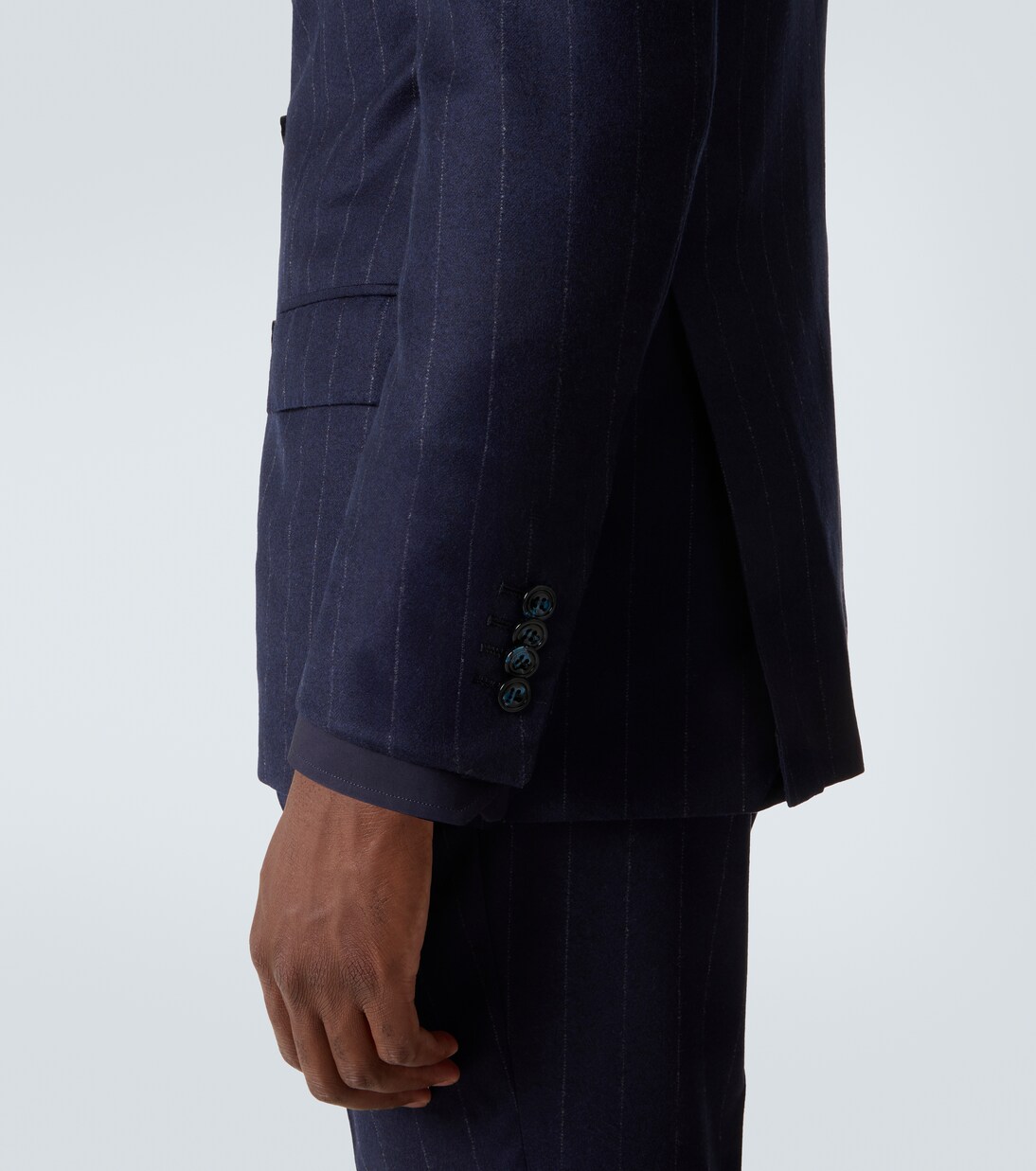 Striped wool and cashmere suit | Kiton