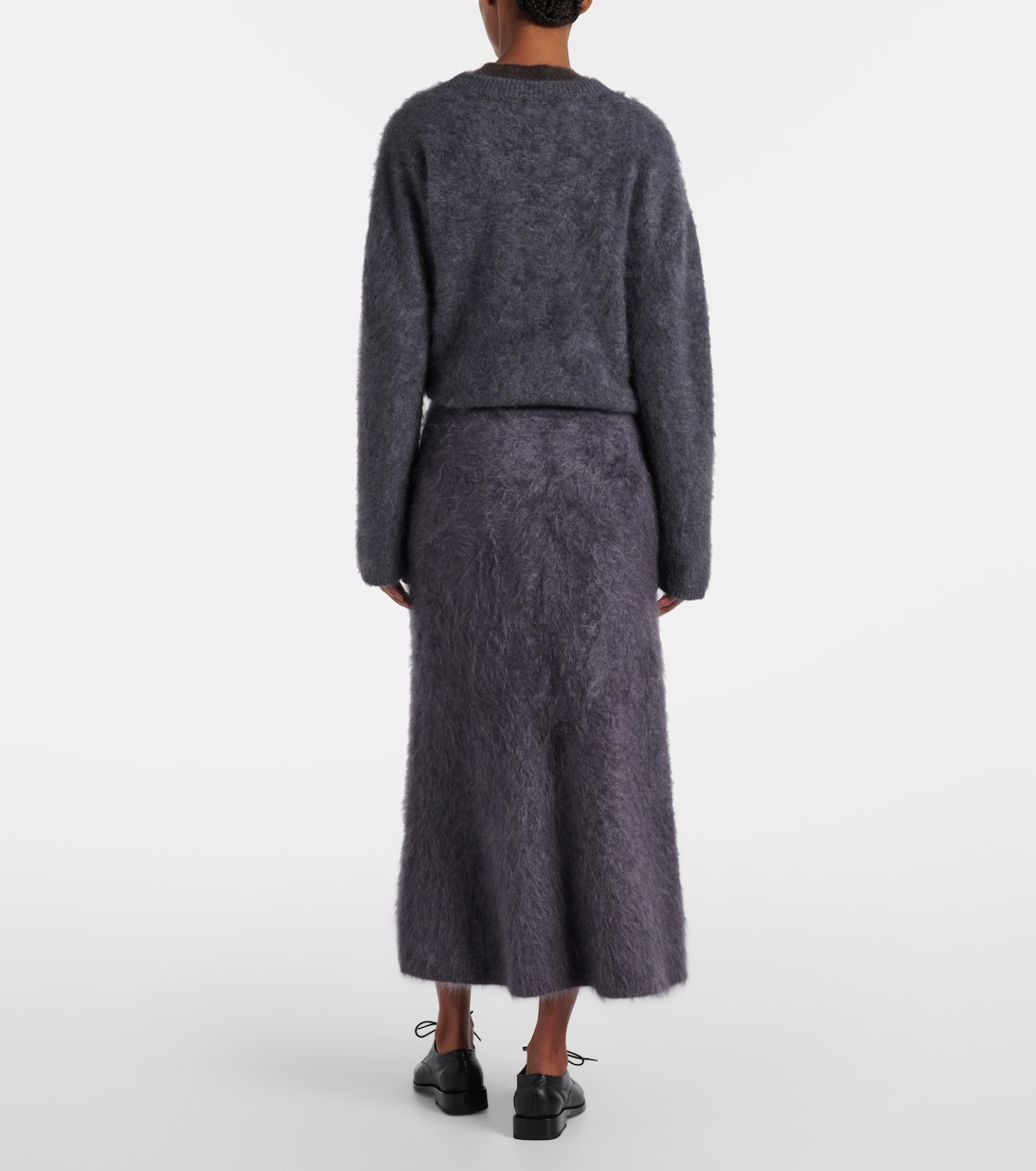 Asta cashmere midi skirt | Lisa Yang