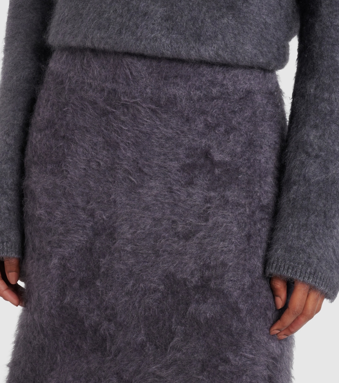 Asta cashmere midi skirt | Lisa Yang