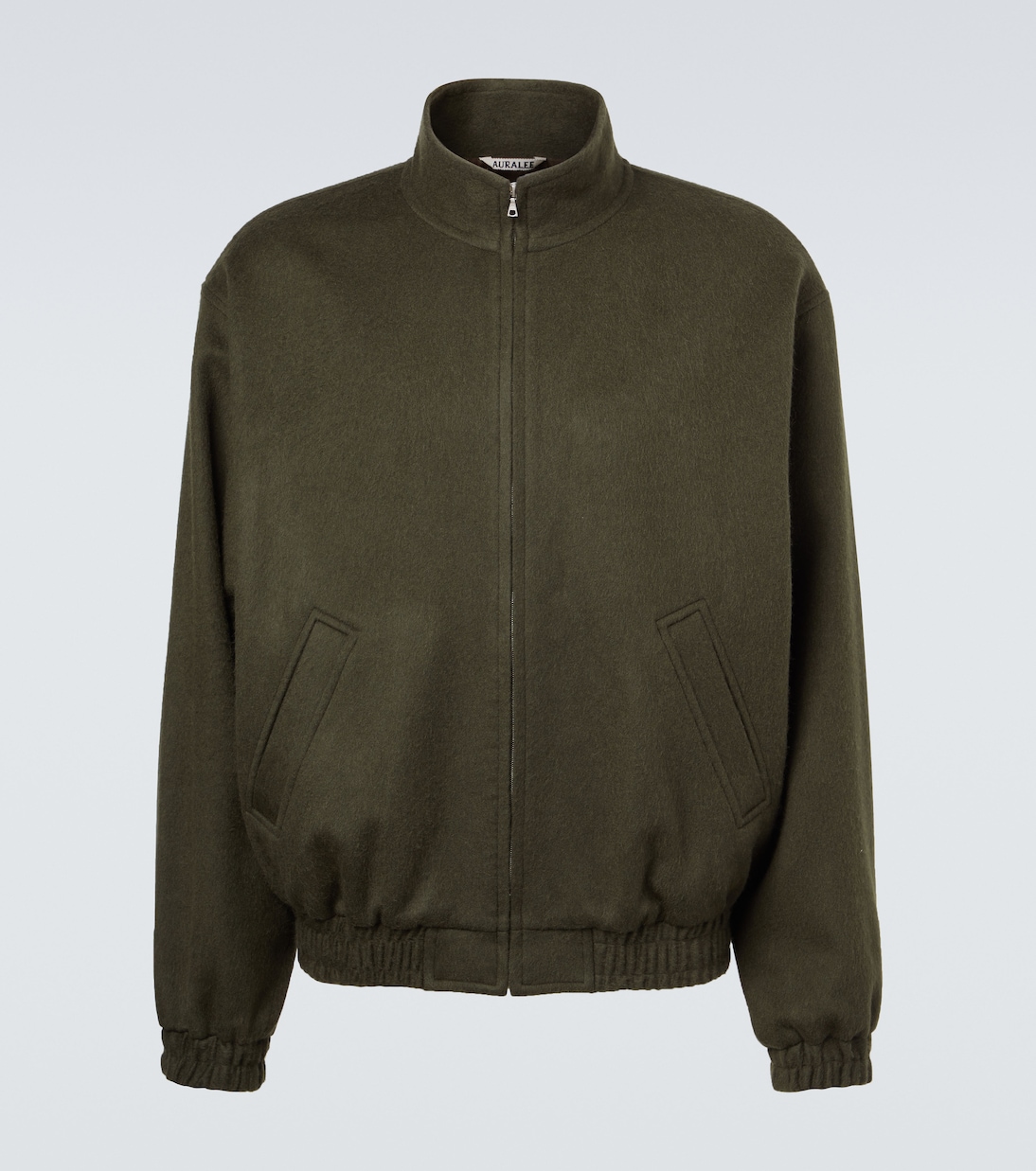 Camel hair flannel blouson jacket | Auralee