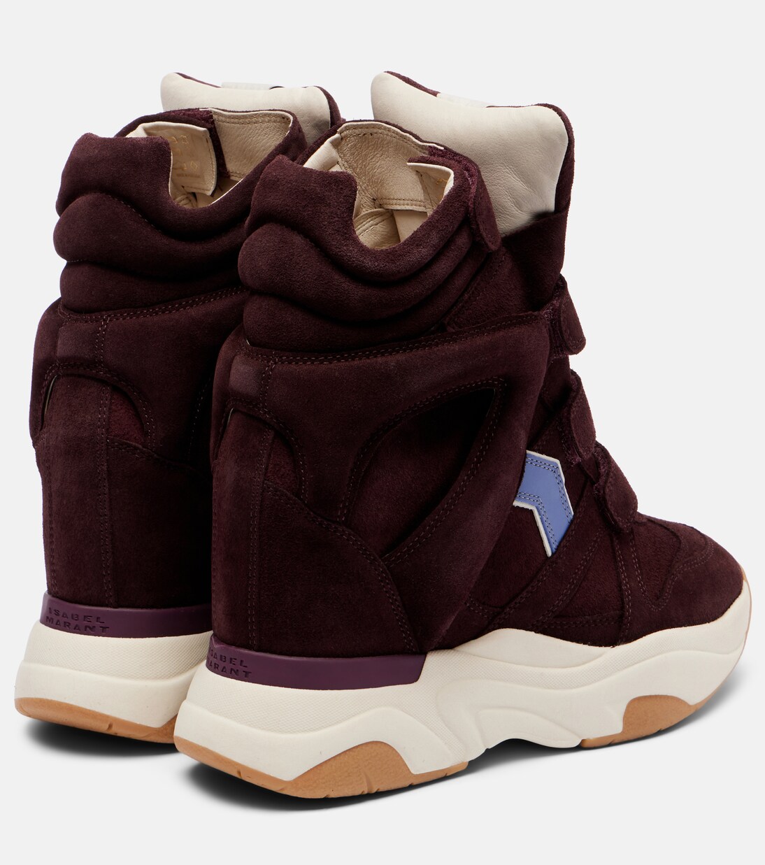 Balskee suede high-top platform sneakers | Isabel Marant