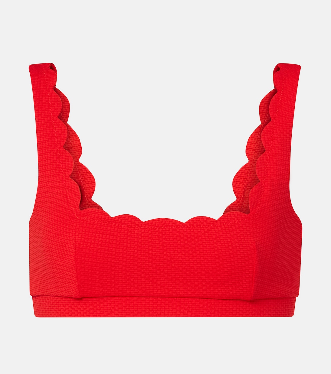 Mini Palm Springs scalloped bikini top | Marysia