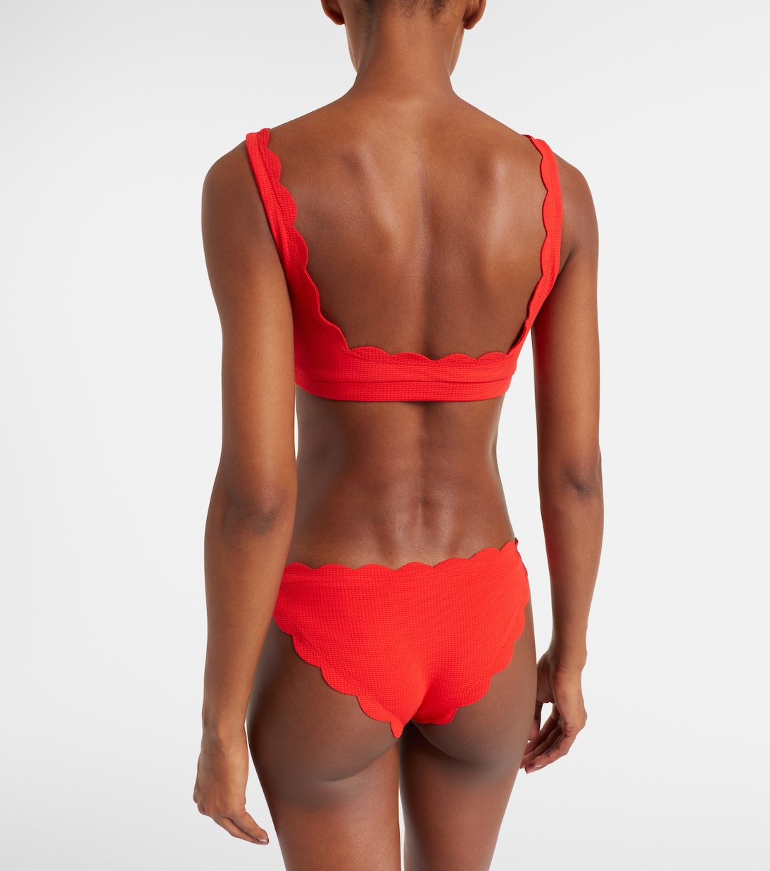Mini Palm Springs scalloped bikini top | Marysia