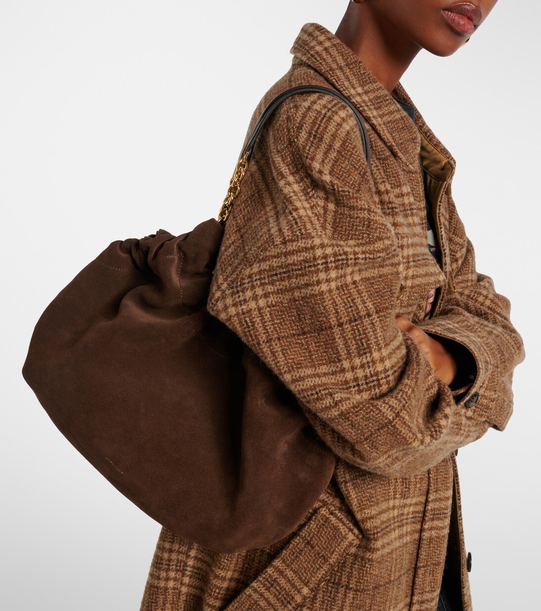 Miami Medium suede shoulder bag | DeMellier