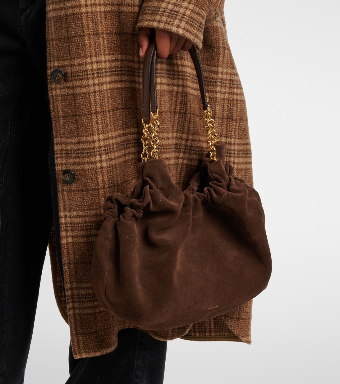 Miami Medium suede shoulder bag | DeMellier