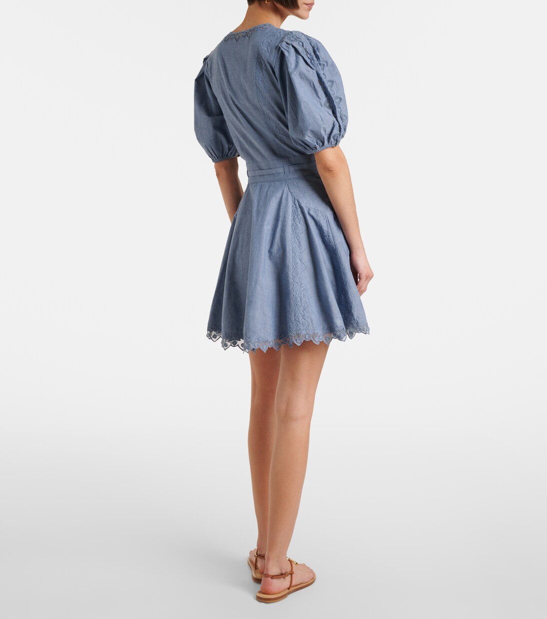 Camila lace-trimmed cotton minidress | Ulla Johnson
