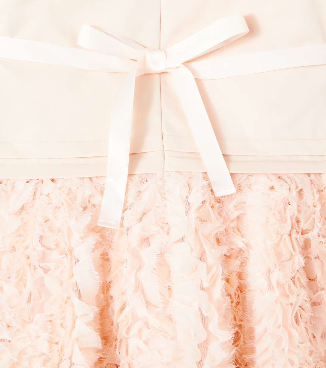Gabie bow-detail ruffled dress | C'era Una Volta